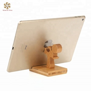 Homode Cellulare Supporto Del Basamento Del Telefono Del Telefono di Bambù e Carino Basamento Del Telefono - Product Image 4