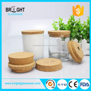 Personnalisé verre pot couvercles <span class=keywords><strong>en</strong></span> bois liège bouchon couvercle - Product Image 4