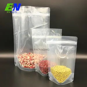 Biologisch Afbreekbaar Plastic Pet/Pe Pla Pakket Polybag Custom Hersluitbare Doorzichtige Plastic Zakken