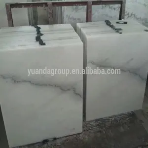Interior e exterior piso polido telha ea laje de mármore branco de guangxi