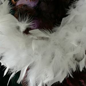 Cheap Wholesale Turkey <strong>Feather</strong> <strong>Boa</strong> Chandelle, Fluffy <strong>White</strong> <strong>Feathers</strong> <strong>Boa</strong> - Product Image 6