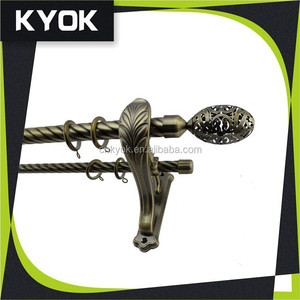 KYOK <span class=keywords><strong>Tringle</strong></span> à Rideau Robuste et Élégante 0,6 mm, Ensemble Complet de Tringles à Rideaux Pivotantes en Métal, <span class=keywords><strong>Tringle</strong></span> à Rideau en FER Très Vendue - Product Image 4