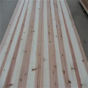 Panel Kayu Padat Pinus/Fir/Cemara Full Stave untuk Papan Funiture