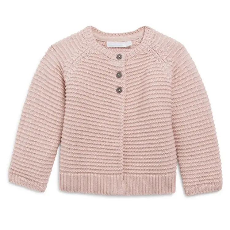 Fabbrica OEM Del Bambino Della Ragazza Con Texture Cardigan Del Bambino Della Ragazza Con Texture Cardigan Maglione Lavorato A Maglia di disegno per bambini fabbrica di abbigliamento in cina