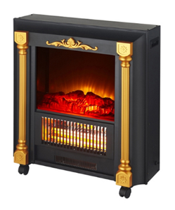 <span class=keywords><strong>Chimenea</strong></span> eléctrica Carbon Log Calefacción de tubo infrarrojo <span class=keywords><strong>con</strong></span> <span class=keywords><strong>ruedas</strong></span> giratorias - Product Image 3