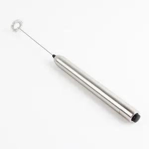 Bán Buôn Thép Không Gỉ Điện Cầm Tay Mini Cà Phê Máy Xay Sinh Tố Whisk Trứng Trứng Beater