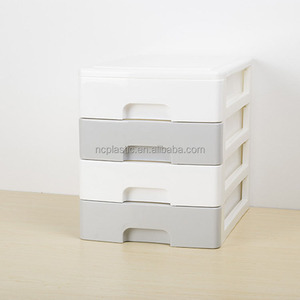 <strong>2</strong> Levels <strong>Drawer</strong> Desk <strong>Plastic</strong> <strong>Storage</strong> Unit A4 <strong>Tower</strong> Unit Document Organize - Product Image 3