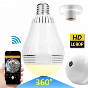 1080 P Toàn Cảnh 360 <span class=keywords><strong>VR</strong></span> Led Light <span class=keywords><strong>Wifi</strong></span> An Ninh CCTV Máy Ảnh <span class=keywords><strong>Bulb</strong></span> - Product Image 2