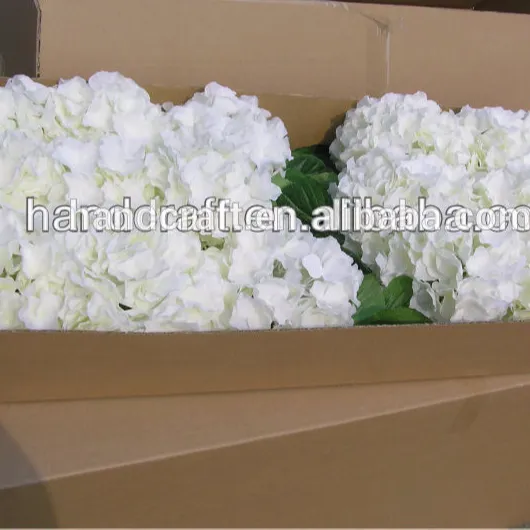 Hortensia artificielle blanche, pour cadeaux de fête de vacances, mariage, 50 cm