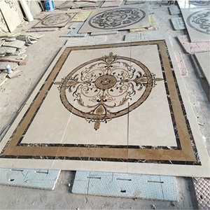 Hoa bằng tia nước đá cẩm thạch khảm đá huy chương mô hình sang trọng đánh bóng công nghiệp Calcite - Product Image 4