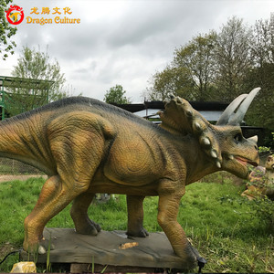 De tamaño natural animatronics dinosaurio Triceratops dinosaurio equipo animatronic para al aire libre - Product Image 6