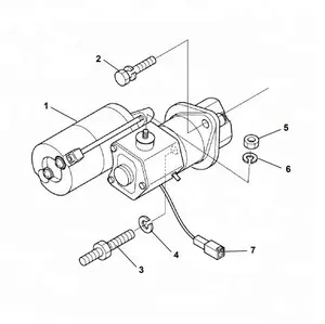 교체 캐리어 TRANSICOLD 25-39587-00 스타터 모터 냉동 장치 벡터 6500 6600