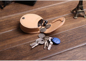Portefeuille de pièces de <span class=keywords><strong>monnaie</strong></span> en cuir véritable, mini <span class=keywords><strong>porte</strong></span>-<span class=keywords><strong>monnaie</strong></span> vintage dur en forme circulaire, <span class=keywords><strong>trieur</strong></span>, - Product Image 4