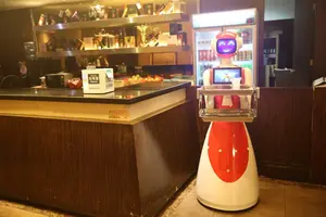 Restaurant hotel fast-food smart lieferung roboter intelligente service roboter Humanoiden Assistent humanoiden kellner