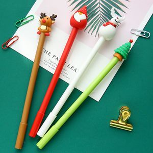 Penna <span class=keywords><strong>Gel</strong></span> in Plastica Personalizzabile per Studenti, Kawaii Natalizia, 0.5mm, <span class=keywords><strong>Inchiostro</strong></span> Blu e Nero, Articoli di Cancelleria Creativi - Product Image 4