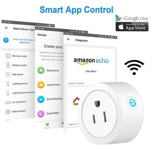 Tuya Mini Ổ cắm thông minh Wifi tường thông minh cắm Wifi thông minh cắm Tương thích với Alexa Google nhà và IFTTT điều khiển bằng giọng nói - Product Image 5