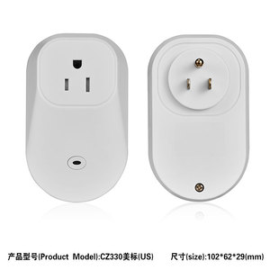 Cz330 loạt CHÂU ÂU/US/UK tiêu chuẩn cắm điện ổ cắm hộp có hoặc không có giao diện USB bao vây nhựa - Product Image 3