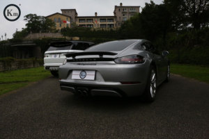 KM 바디 키트 2017 pors cayman boxster 718 업그레이드 GTS 범퍼 리어 디퓨저
