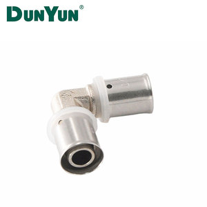 DUNYUN Factory Hot Sale Raccord coudé femelle en laiton et cuivre à sertir pour tuyaux PEX ALPEX, connecteur rapide TH U accepté BSP NPT - Product Image 4