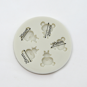 Moldes de silicona con diseño de osos para decoración de tartas, moldes de silicona para decoración de pasteles, dulces, Chocolate, pasta de goma, para magdalenas y Fondant - Product Image 3