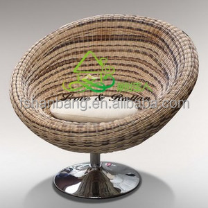 Natural <span class=keywords><strong>rattan</strong></span> caña sillón sofá <span class=keywords><strong>de</strong></span> mimbre redonda - Product Image 5