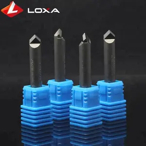 Marble CNC Engraving Bits 90 degree PCD Diamond Stone Granite PCD CNC Carving Tools