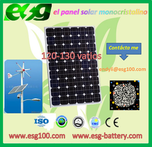 120 W el panel solar Monocristalino de Alta eficiencia, mono panel solar para uso doméstico - Product Image 4