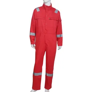 Vente chaude Pompier De Sécurité combinaison Vêtements Style Vêtements De Travail Résistant Au Feu Uniforme