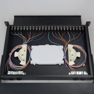 Pannello di Connessione in Fibra Ottica a 24 Porte FC, 24 Core, 1U 19', Scatola Terminale <span class=keywords><strong>con</strong></span> Connettore Scorrevole, Attrezzatura per Rack in Fibra Ottica - Product Image 4