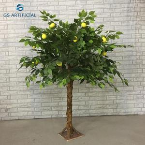 Barato de la fábrica de altura 1,3 m de ancho, 1 m Artificial naranja limón fruta de Mango de plástico árbol MESA CENTRO DE MESA - Product Image 3