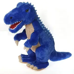 Peluche dinosaure t-rex pour enfant, cm, jouet bleu, tyrannosaure Rex