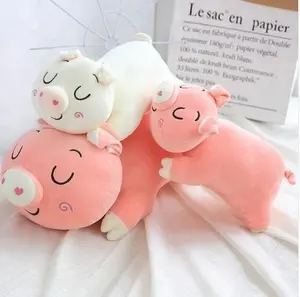 kawaiyi毛绒猪枕头/可爱的可爱小猪抱枕/猪枕头婴儿嗜睡
