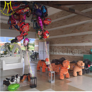 لعبة Hansel من القطيفة لعبة ركوب الخيل على عجلات حيوانات قطيفة بمحرك - Product Image 4