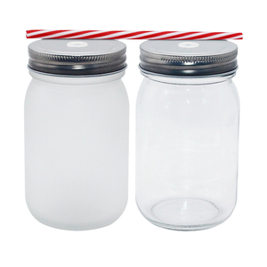 Tarro <span class=keywords><strong>de</strong></span> <span class=keywords><strong>vidrio</strong></span> <span class=keywords><strong>de</strong></span> 16 oz <span class=keywords><strong>con</strong></span> <span class=keywords><strong>tapa</strong></span> <span class=keywords><strong>de</strong></span> <span class=keywords><strong>Asa</strong></span> <span class=keywords><strong>y</strong></span> pajita, <span class=keywords><strong>tarros</strong></span> <span class=keywords><strong>de</strong></span> café <span class=keywords><strong>y</strong></span> té para sublimación - Product Image 6