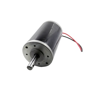 Motor de 24V CC con eje de 8mm 63mm 4000RPM Construcción de imán permanente y conmutación de cepillo para uso en electrodomésticos - Product Image 4