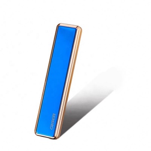 Modern design, oplaadbare, vlamloze elektronische USB-aansteker, superdun, nieuwe relatiegeschenken van metaal. - Product Image 4