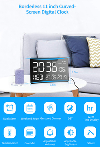<span class=keywords><strong>Calendrier</strong></span> numérique avec horloge de 11 pouces <span class=keywords><strong>pour</strong></span> la perte de mémoire, la démence ou les personnes âgées atteintes de la maladie d'Alzheimer, modèle 2020 - Product Image 4