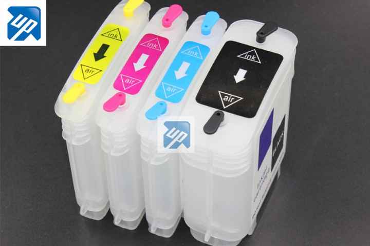 UPブランドの交換HP 82 11 RefillableインクCartridgesためHP 