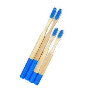 2024 prodotti di bambù ecologici di vendita calda spazzolino da denti di bambù per bambini adulti hotel scuola di viaggio famiglia usato spazzolino da denti