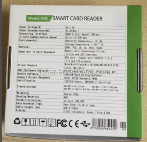 <strong>Smart</strong> Contact Card <strong>Reader</strong> Writer for EMV SIM EID ISO7816 Memory Chip Cards With 2 PCS Test Cards&amp;SDK <strong>Kit</strong> - Product Image 5