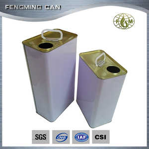 Bidon de peinture carré de <span class=keywords><strong>5</strong></span> <span class=keywords><strong>litres</strong></span>, bidon en métal - Product Image 2