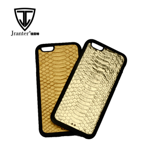 Cheap Custom Color de piel de Serpiente de Cuero de Oro Cajas Del Teléfono Móvil de la Célula - Product Image 4