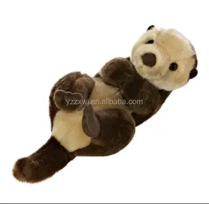 Pelúcia lontra do mar brinquedos/World Miyoni Sea Otter Plush/animais marinhos pelúcia brinquedos