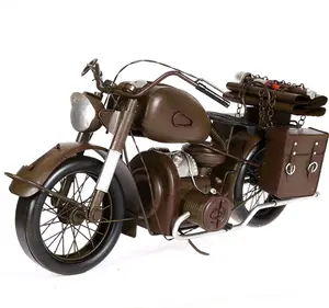 工厂价格最好的销售好礼物复古看古董摩托车金属模型