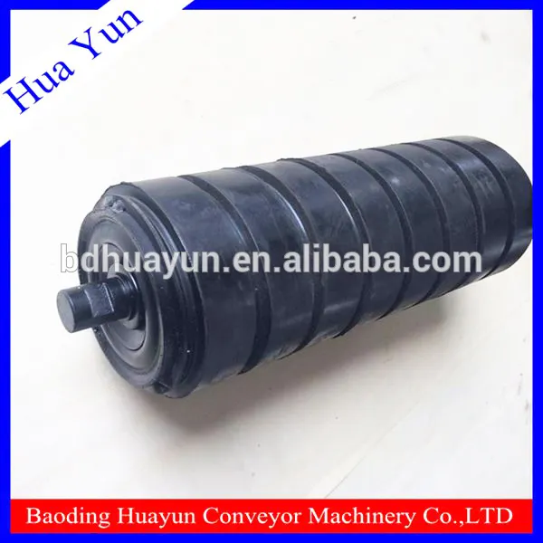 108mm диаметр амортизатор резиновые конвейерные холостой ролик для шкивов конвейер компонента