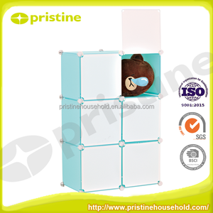 Meilleure étagère OEM organisateur usine rangement à domicile fabricant de meubles ménage bricolage pp organisateur moderne rangement cube étagères - Product Image 4