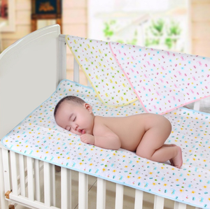 Tapis à <span class=keywords><strong>langer</strong></span> pliable en TPU pour bébés, 100% coton, haute Absorption, couche imperméable, <span class=keywords><strong>matelas</strong></span> à <span class=keywords><strong>langer</strong></span> - Product Image 3