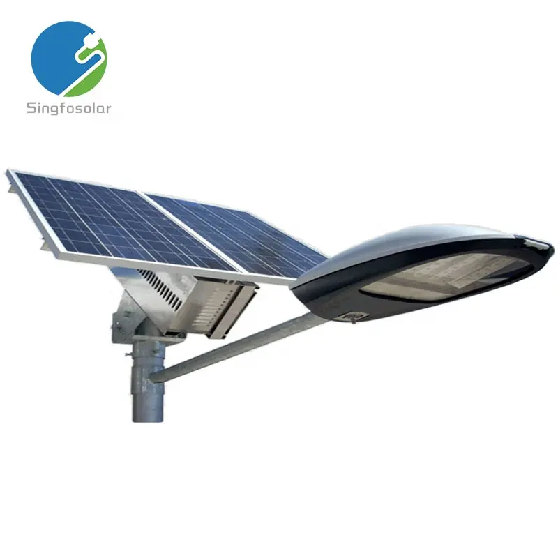 Hareket sensörü açık 40W led güneş enerjili sokak ışığı enerjili lamba