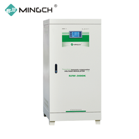 Stabilisateur de tension sans contact monophasé triphasé 15 KVA 30 KVA 10 KVA 220V 230V 380V triphasé avec affichage numérique LED