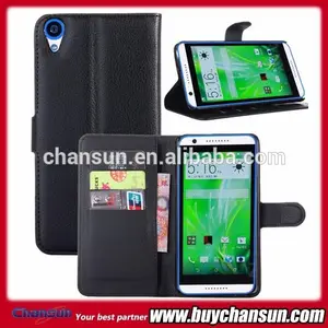 Nouveaux produits sur le marché chinois pour HTC desire 820 stand flip étui en cuir